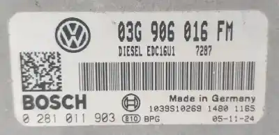 Автозапчастина б/у ебу контролер двигуна для volkswagen jetta (1k2) azv. bkd. cbda. cbdb. cjaa посилання на oem iam 0281011903  