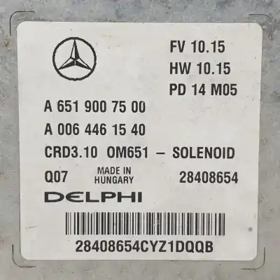 Peça sobressalente para automóvel em segunda mão centralina de motor uce por mercedes clase c (w204) coupe c 220 cdi blueefficiency (204.302) referências oem iam 28408654 a0064461540 a6519007500