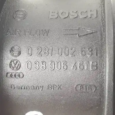 Peça sobressalente para automóvel em segunda mão medidor de massa de ar por seat leon (1p1) d-bls referências oem iam 038906461b  