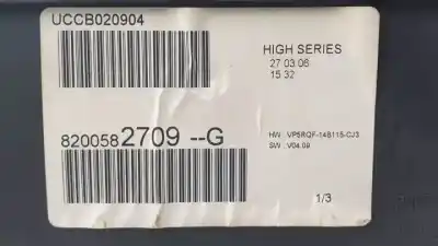 Peça sobressalente para automóvel em segunda mão quadrante por renault clio iii k9k766 referências oem iam 8200582709g  