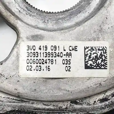 Second-hand car spare part steering wheel for skoda fabia combi (nj5) cus oem iam references 3v0419091  309311399340aa