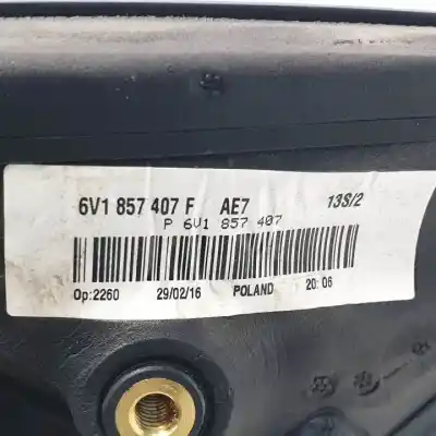 Second-hand car spare part left rearview mirror for skoda fabia combi (nj5) cus oem iam references 6v1857407f  