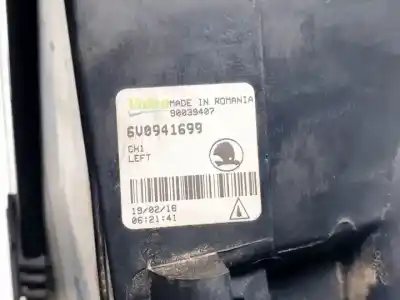 Peça sobressalente para automóvel em segunda mão farol / projetor de nevoeiro esquerdo por skoda fabia combi (nj5) cus referências oem iam 6v0941699  90039407 Peça sobressalente para automóvel em segunda mão farol / projetor de nevoeiro esquerdo por skoda fabia combi (nj5) cus referências oem iam 6v0941699  90039407