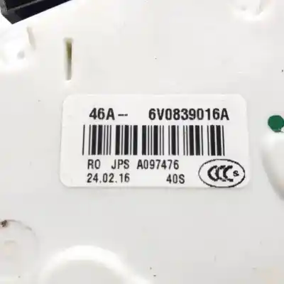 Second-hand car spare part rear right door lock for skoda fabia combi (nj5) cus oem iam references 6v0839016a   Second-hand car spare part rear right door lock for skoda fabia combi (nj5) cus oem iam references 6v0839016a