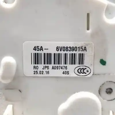 Second-hand car spare part rear left door lock for skoda fabia combi (nj5) cus oem iam references 6v0839015a  