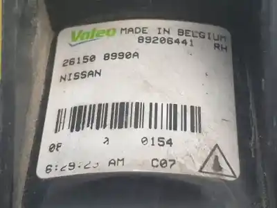 Автозапчасти б/у правая противотуманная фара за renault koleos m9r830 ссылки oem iam 261508990a  89206441