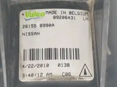 Автозапчастина б/у ліва протитутмана для renault koleos m9r830 посилання на oem iam 261558990a  