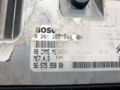 İkinci el araba yedek parçası ecu motor kontrol cihazi için citroen c4 berlina collection oem iam referansları 0261208899  9657595880