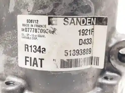 Pezzo di ricambio per auto di seconda mano compressore aria condizionata per citroen nemo (vu) fhz riferimenti oem iam 51893889  