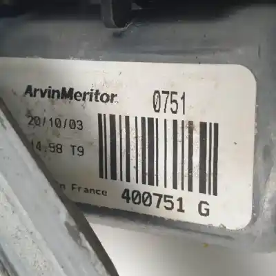 Second-hand car spare part rear left window regulator for renault scénic ii (jm0/1_) 2.0 (jm05, jm0u, jm1n, jm1u, jm2v) oem iam references 117373ar  