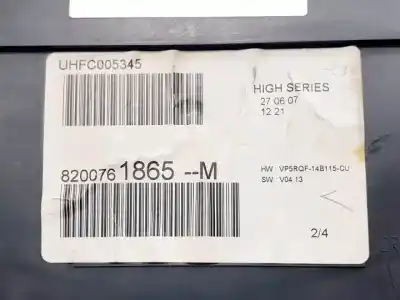 Peça sobressalente para automóvel em segunda mão quadrante por renault clio iii k9k766 referências oem iam 8200761865m  