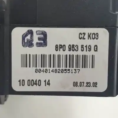 Second-hand car spare part windshiel wiper switch for audi a3 (8p) bls oem iam references 8p0953519g  