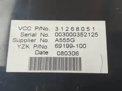 Second-hand car spare part multifunction display for volvo c30 d4164t oem iam references 31268051  