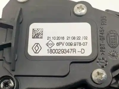 Second-hand car spare part potentiometer for renault clio iv k9k628 oem iam references 180029347r  