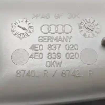 Автозапчасти б/у внутри передней правой ручки за audi a8 (4e2) bfm ссылки oem iam 4e0837020  