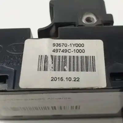 Peça sobressalente para automóvel em segunda mão botão / interruptor elevador vidro dianteiro esquerdo por kia picanto (ta) g3la referências oem iam 935701y000  