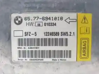 Second-hand car spare part airbag control unit for bmw 5 (e60) 520 i oem iam references 12246589  