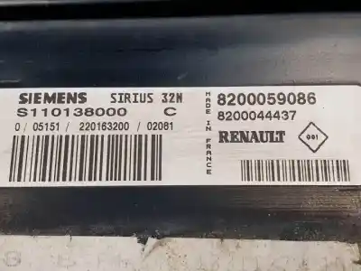 Автозапчасти б/у блок управления двигателем за renault scenic (ja..) k4m700 ссылки oem iam s110138000c  8200044437