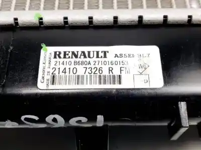 Second-hand car spare part water radiator for renault clio iv k9k628 oem iam references 214107326rfm  