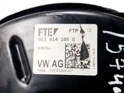 Second-hand car spare part brake servo for skoda fabia combi (nj5) cus oem iam references 6c1614105g  