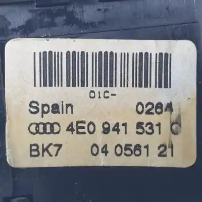 Second-hand car spare part headlights switch for audi a8 (4e2) bfm oem iam references 4e0941531c  