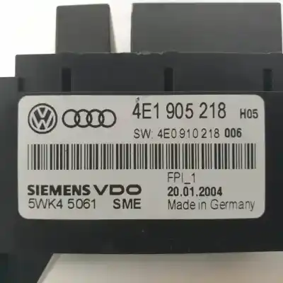 Автозапчасти б/у электронный модуль за audi a8 (4e2) bfm ссылки oem iam 4e1905218  5wk45061