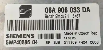 Second-hand car spare part ecu engine control for seat toledo (5p2) bgu oem iam references 5wp4028604  