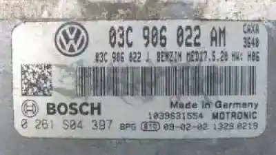Second-hand car spare part ecu engine control for volkswagen eos (1f7) caxa oem iam references 0261s04397  