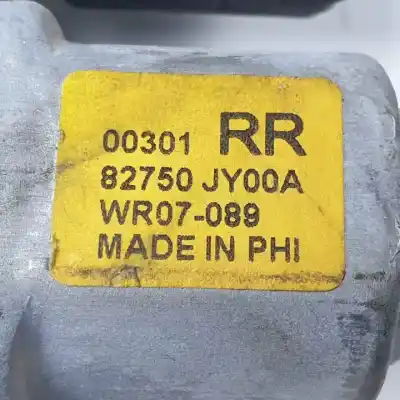 Автозапчастина б/у регулятор скла заднього правого для renault koleos m9r830 посилання на oem iam 82750jy00a  