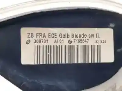 Peça sobressalente para automóvel em segunda mão farolim dianteiro esquerdo por bmw serie 3 berlina (e46) 204d4 referências oem iam 7165847  388701