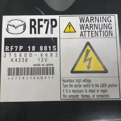 Second-hand car spare part ecu engine control for mazda 5 berl. (cr) rf7j oem iam references 2758006682  