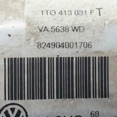 Автозапчастина б/у амортизатор передній лівий для volkswagen jetta (1k2) azv. bkd. cbda. cbdb. cjaa посилання на oem iam 1t0413031ft  