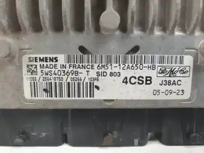 Second-hand car spare part ecu engine control for ford focus c-max (cap) g6dd oem iam references 6m5112a650hb  