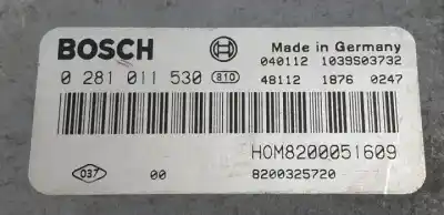 Second-hand car spare part ecu engine control for renault trafic combi (ab 4.01) f9q762 oem iam references 0281011530  hom8200051609