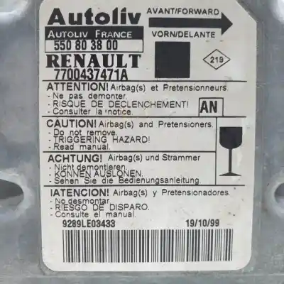 Автозапчасти б/у блок управления подушками безопасности за renault scenic (ja..) f4r740 ссылки oem iam 550803800  
