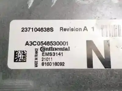Second-hand car spare part ecu engine control for renault captur ii h4d470 oem iam references a3c0548530001  237104638s