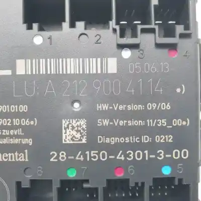 Second-hand car spare part comfort module for mercedes clase c (w204) berlina 651911 oem iam references a2129004114  a2189010100