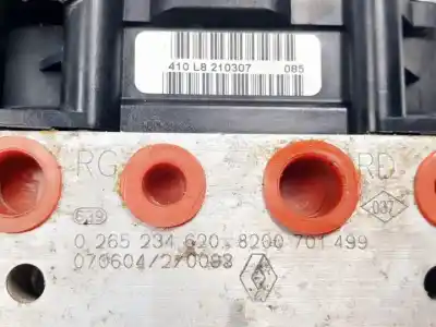 Peça sobressalente para automóvel em segunda mão abs por renault clio iii k9k764 referências oem iam 8200701499  0265950377