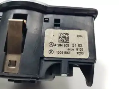Second-hand car spare part headlights switch for mercedes clase c (w204) berlina 651911 oem iam references a2049053103  