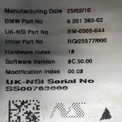 Автозапчастина б/у панель інструментів для mini mini (r56) d/9hz посилання на oem iam 920139302  