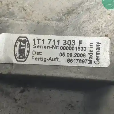 Автозапчастина б/у важіль ручного гальма для volkswagen caddy ka/kb (2k) bls посилання на oem iam 1t1711303f  