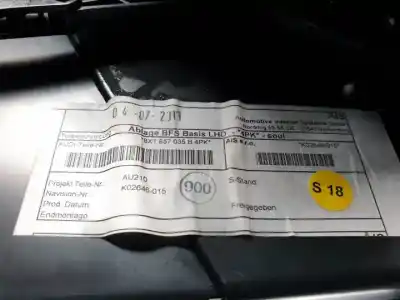 Автозапчасти б/у бардачок за audi a1 (8x) cbza ссылки oem iam 8x1857035b  
