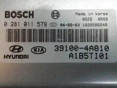 Second-hand car spare part ecu engine control for kia sorento (bl) d4cb oem iam references 0281011579  