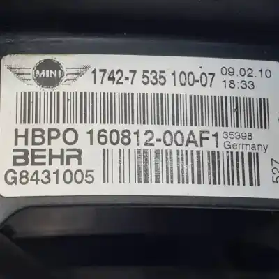 Автозапчасти б/у электрический вентилятор за mini mini (r56) d/9hz ссылки oem iam 1742753510007  g8431005