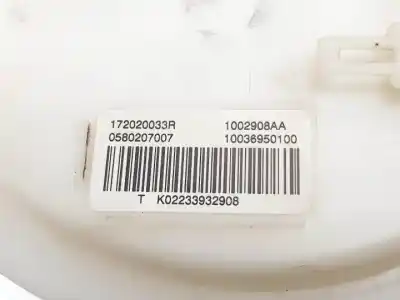 Recambio de automóvil de segunda mano de aforador para renault megane iii berlina 5 p k9k830 referencias oem iam 172020033r  1002908aa
