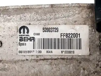Peça sobressalente para automóvel em segunda mão intercooler por citroen nemo (vu) fhy referências oem iam 52003729  