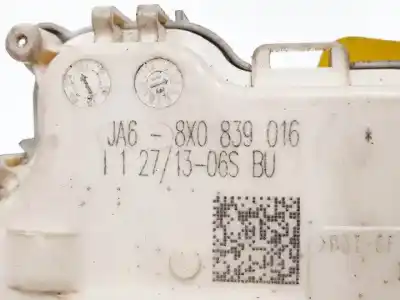 Автозапчасти б/у замок задней правой двери за audi a1 (8x) cbza ссылки oem iam 8x0839016  