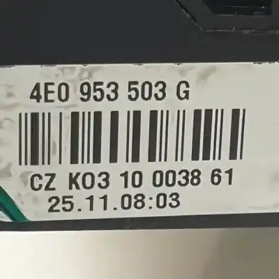 Автозапчастина б/у команда чистити для audi a6 avant (4f2) cagb посилання на oem iam 4e0953503g  