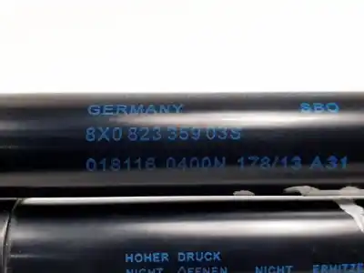 Автозапчастина б/у амортизатор капота для audi a1 (8x) cbza посилання на oem iam 8x082335903s  