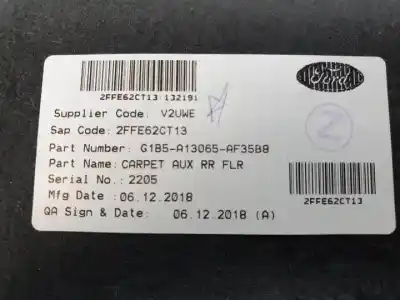 Автозапчастина б/у задні модинги для ford ka+ yskd.yske посилання на oem iam g1b5a13065af  
